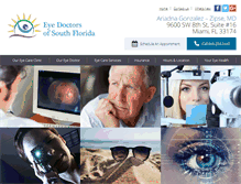 Tablet Screenshot of eyedoctorsofsouthflorida.com